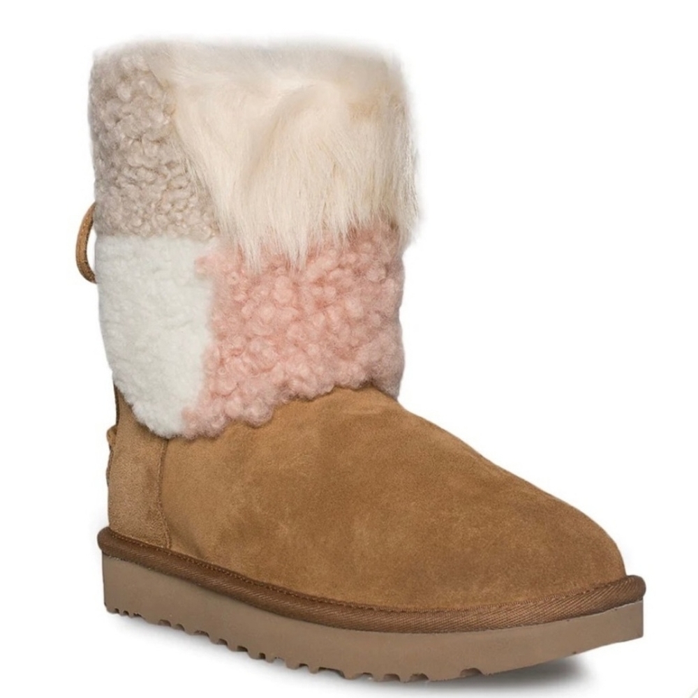 Ugg Patchwork Fluff Boot 8